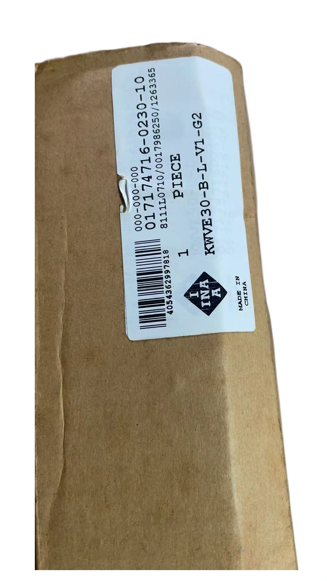 كرة خطية تحمل KWVE30-B-L-V1-G2 INA.