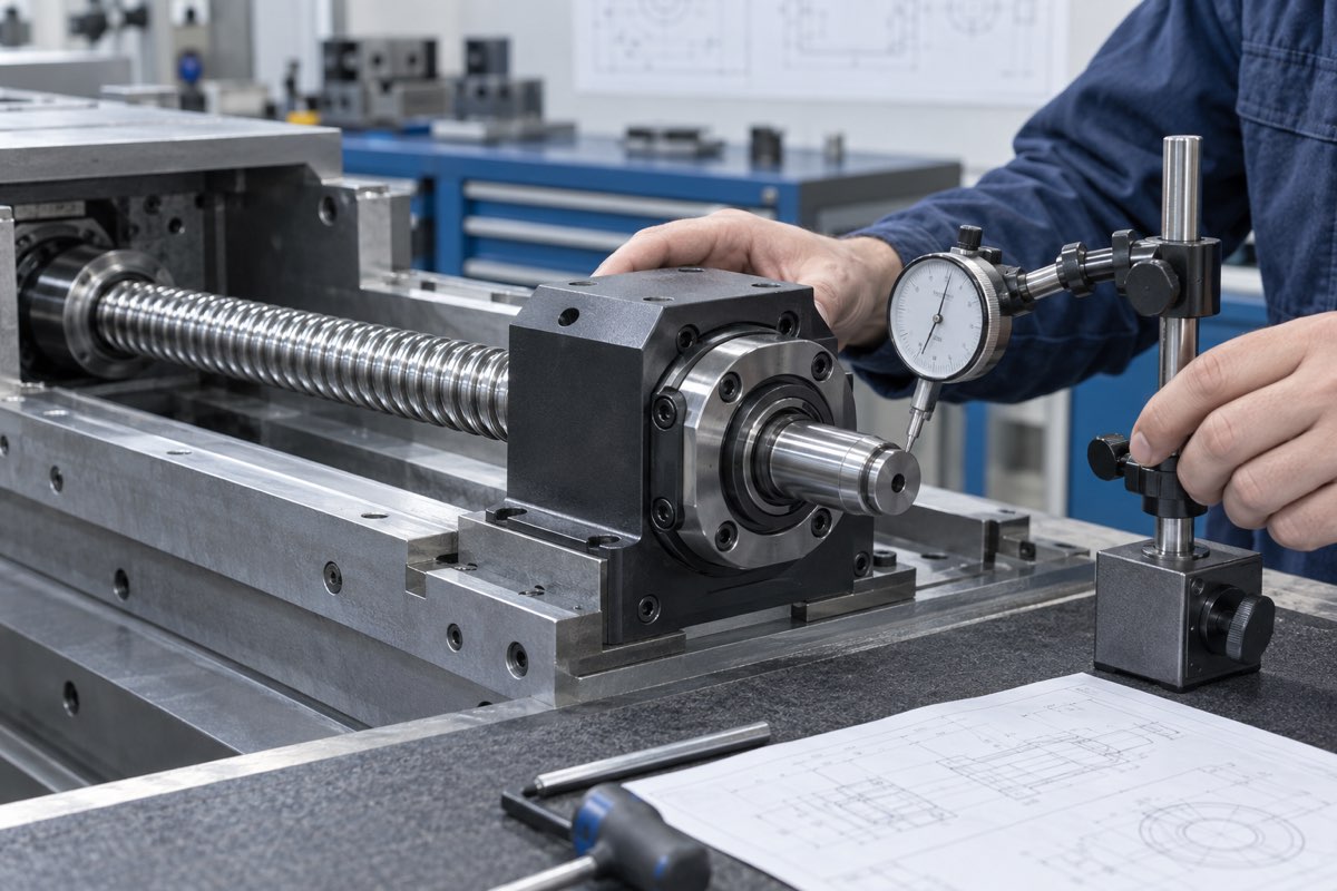 كيفية اختيار محمل دعم برغي كروي لقيادة برغي CNC